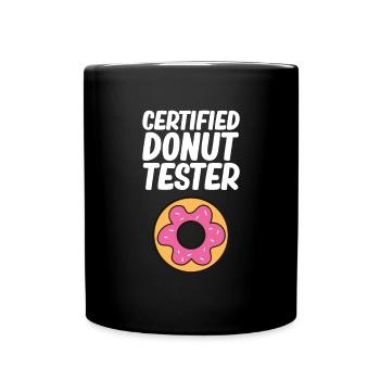 Donuts Food Lover Donut Saying Funny Donuts - Mug uni - noir - Devant
