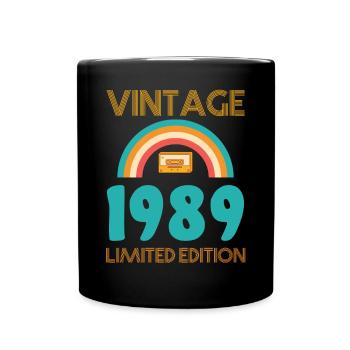 Chemise Vintage 1989 - Mug uni - noir - Devant