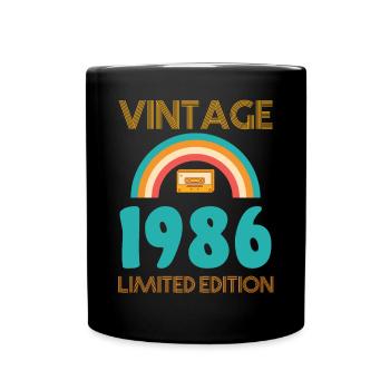 Retro Classic 1986 - Full Colour Mug - black - Front