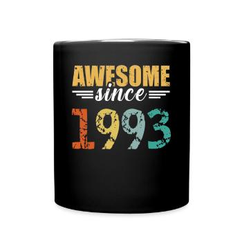 Since 1993: the definition of great! - Full Colour Mug - black - Front