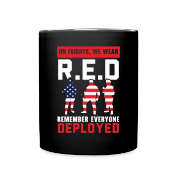 Patriotic Veteran USA Flag American Memorial Day - Mug uni - noir - Devant