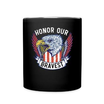 Patriotic Veteran USA Flag American Memorial Day - Mug uni - noir - Devant