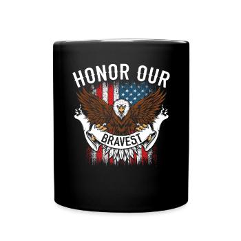 Patriotic Veteran USA Flag American Memorial Day - Mug uni - noir - Devant