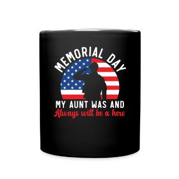 Patriotic Veteran USA Flag American Memorial Day - Mug uni - noir - Devant
