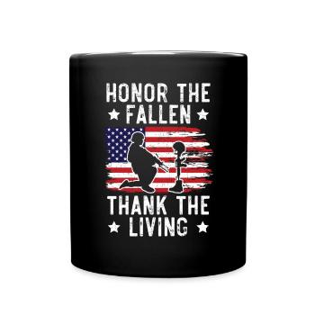Honorez les morts grâce au Living USA Memorial Day - Mug uni - noir - Devant