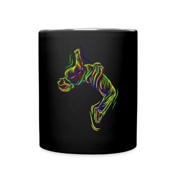 Parkour Backflip - Mug uni - noir - Devant