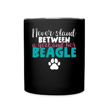 Beagle Gift Beagle Owner - Full Colour Mug - black - Front