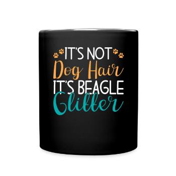 Beagle Geschenk Beagle Besitzer - Tasse einfarbig - Schwarz - Vorne