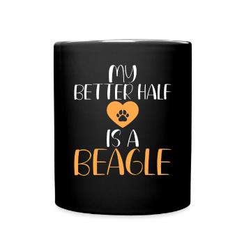Beagle Cadeau Beagle Propriétaire - Mug uni - noir - Devant