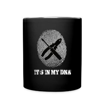 Electrician is in My DNA - Full Colour Mug - black - Front