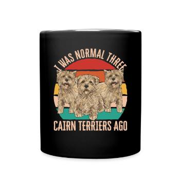 Cairn Terrier Chien - Mug uni - noir - Devant