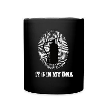 Fire Department Its Iny My Dna - Full Colour Mug - black - Front