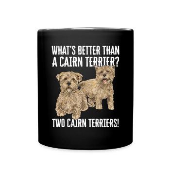 Cairn Terrier Chien - Mug uni - noir - Devant