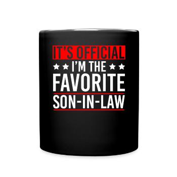 Son officiel im Le gendre préféré - Mug uni - noir - Devant