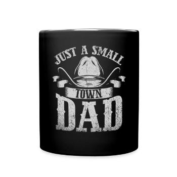 Just A Small Town Dad - Full Colour Mug - black - Front