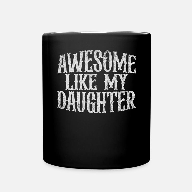 Génial comme ma fille - Mug uni - noir