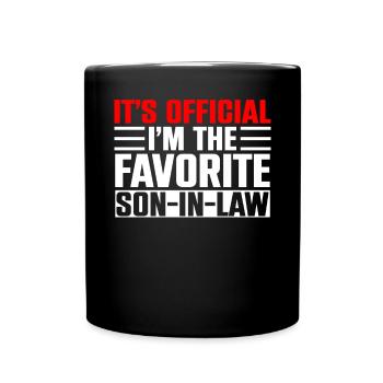 Son officiel im Le gendre préféré - Mug uni - noir - Devant