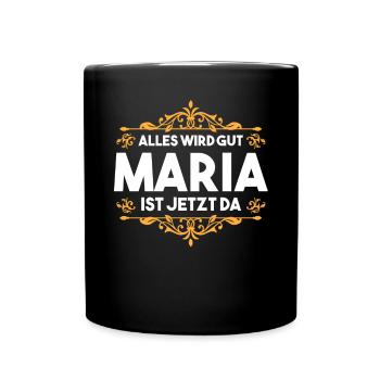 Maria - Tasse einfarbig - Schwarz - Vorne