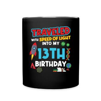 13. Anniversaire - Anniversaire de la science - Mug uni - noir - Devant