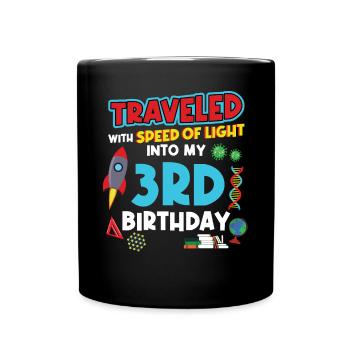3. Anniversaire - Anniversaire de la science - Mug uni - noir - Devant
