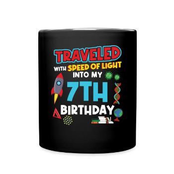 7. Anniversaire - Anniversaire de la science - Mug uni - noir - Devant