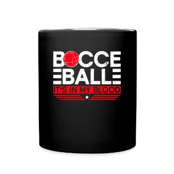 Boccia ball - It's in my blood - Boccia ball - Full Colour Mug - black - Front