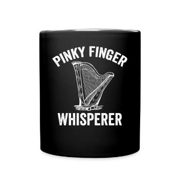 Harpiste Harpiste - Mug uni - noir - Devant