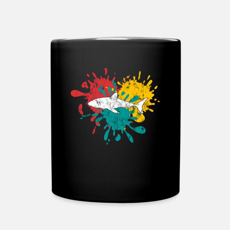 Hai - Tasse einfarbig - Schwarz