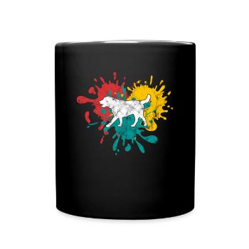 Chien - Mug uni - noir - Devant