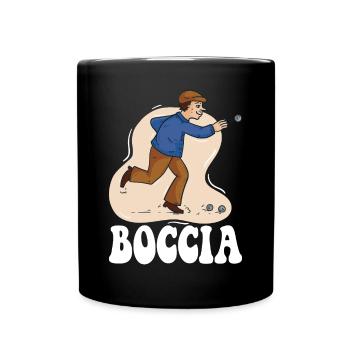 Boccia player Clothing with bocce balls Boccia - Full Colour Mug - black - Front