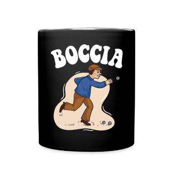 Boccia player Clothing with bocce balls Boccia - Full Colour Mug - black - Front
