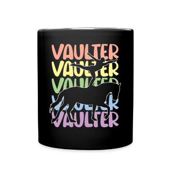 Voltige amusante sur le cheval - Mug uni - noir - Devant