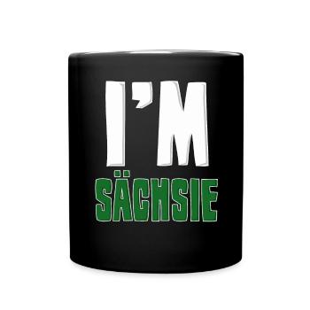 Je suis Sächsie Sexy Saxony Anhalt - Mug uni - noir - Devant