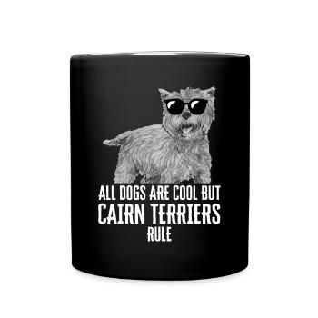 Cairn Terrier Chien - Mug uni - noir - Devant