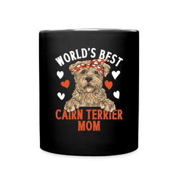 Cairn Terrier Chien - Mug uni - noir - Devant