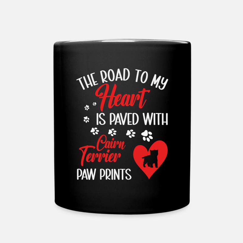 Cairn Terrier Hund - Tasse einfarbig - Schwarz