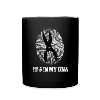 Le jardinage est dans mon ADN - Mug uni - noir - Devant