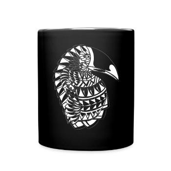 Maori Toucan Bird - Full Colour Mug - black - Front