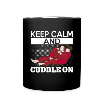 Brazilian Jiu Jitsu MMA Bjj Hugger - Tasse einfarbig - Schwarz - Vorne