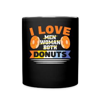 Aroace Flag Pride LGBTQ beignets mignons - Mug uni - noir - Devant