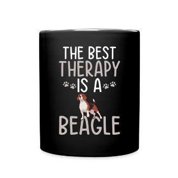 Beagle Gift Beagle Owner - Full Colour Mug - black - Front
