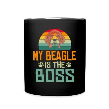 Beagle Gift Beagle Owner - Full Colour Mug - black - Front