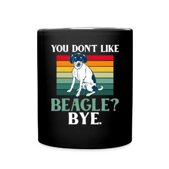 Beagle Gift Beagle Owner - Full Colour Mug - black - Front