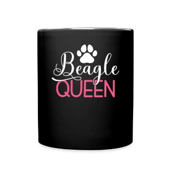 Beagle Geschenk Beagle Besitzer - Tasse einfarbig - Schwarz - Vorne