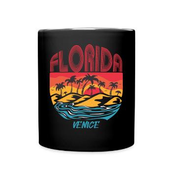 Venise Floride Vacances Ocean Beach Surf - Mug uni - noir - Devant