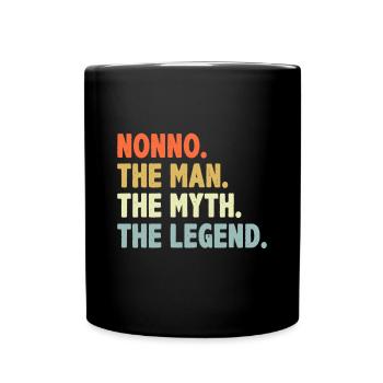 Nonno The Man Myth Legend Father’s day gift for Da - Full Colour Mug - black - Front