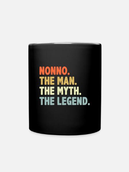 Nonno The Man Mythe Legend Cadeau de fête des pères pour Da - Mug uni - noir
