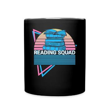 Book reader Bookworm - Full Colour Mug - black - Front