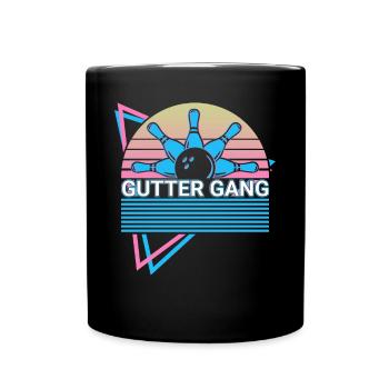 Drôle de Bowling Bowler Rétro - Mug uni - noir - Devant