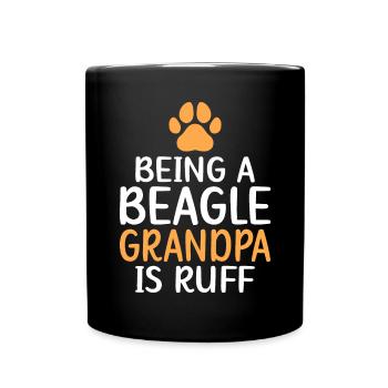 Beagle Geschenk Beagle Besitzer - Tasse einfarbig - Schwarz - Vorne